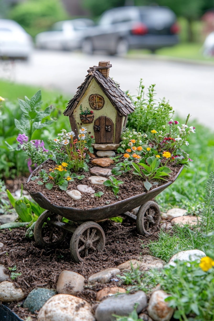 Wheelbarrow Garden