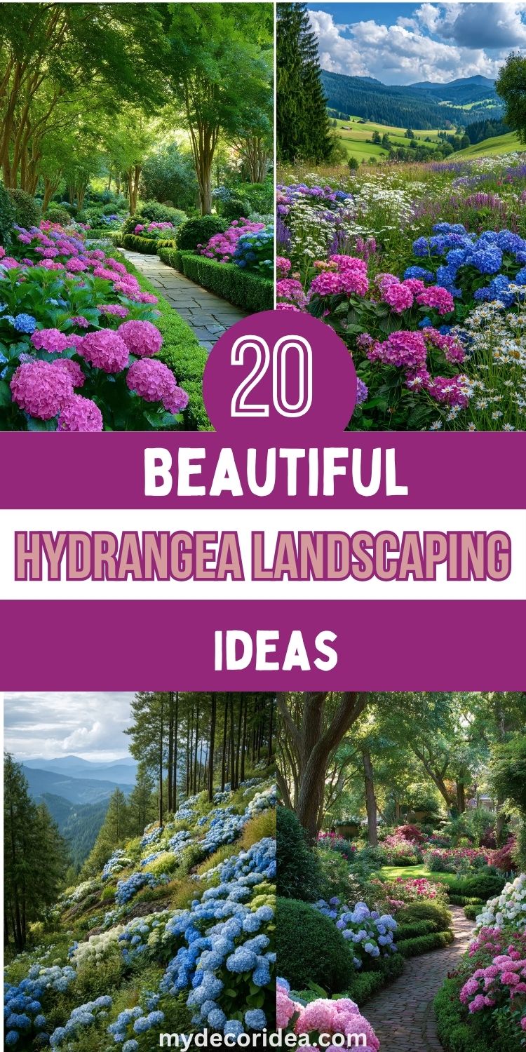 20 Beautiful Hydrangea Landscaping Ideas
