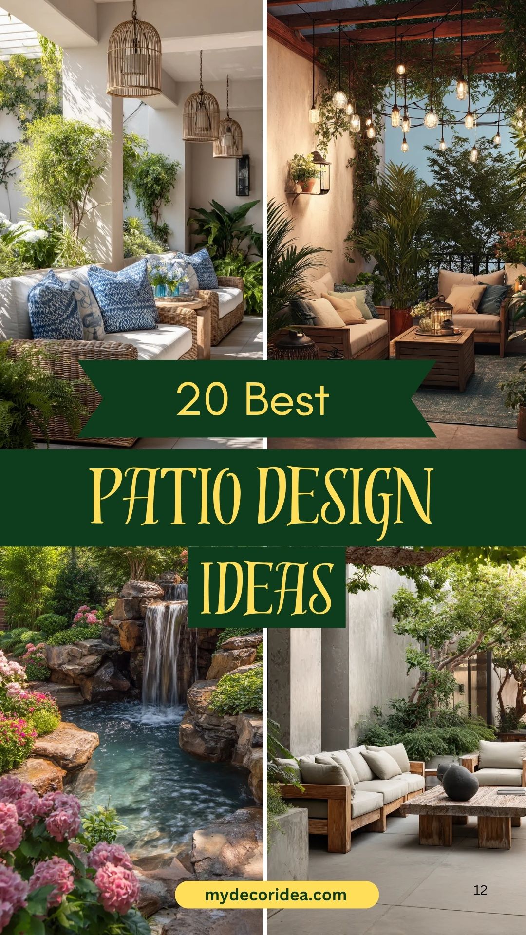 20 Best Patio Design Ideas Of 2024
