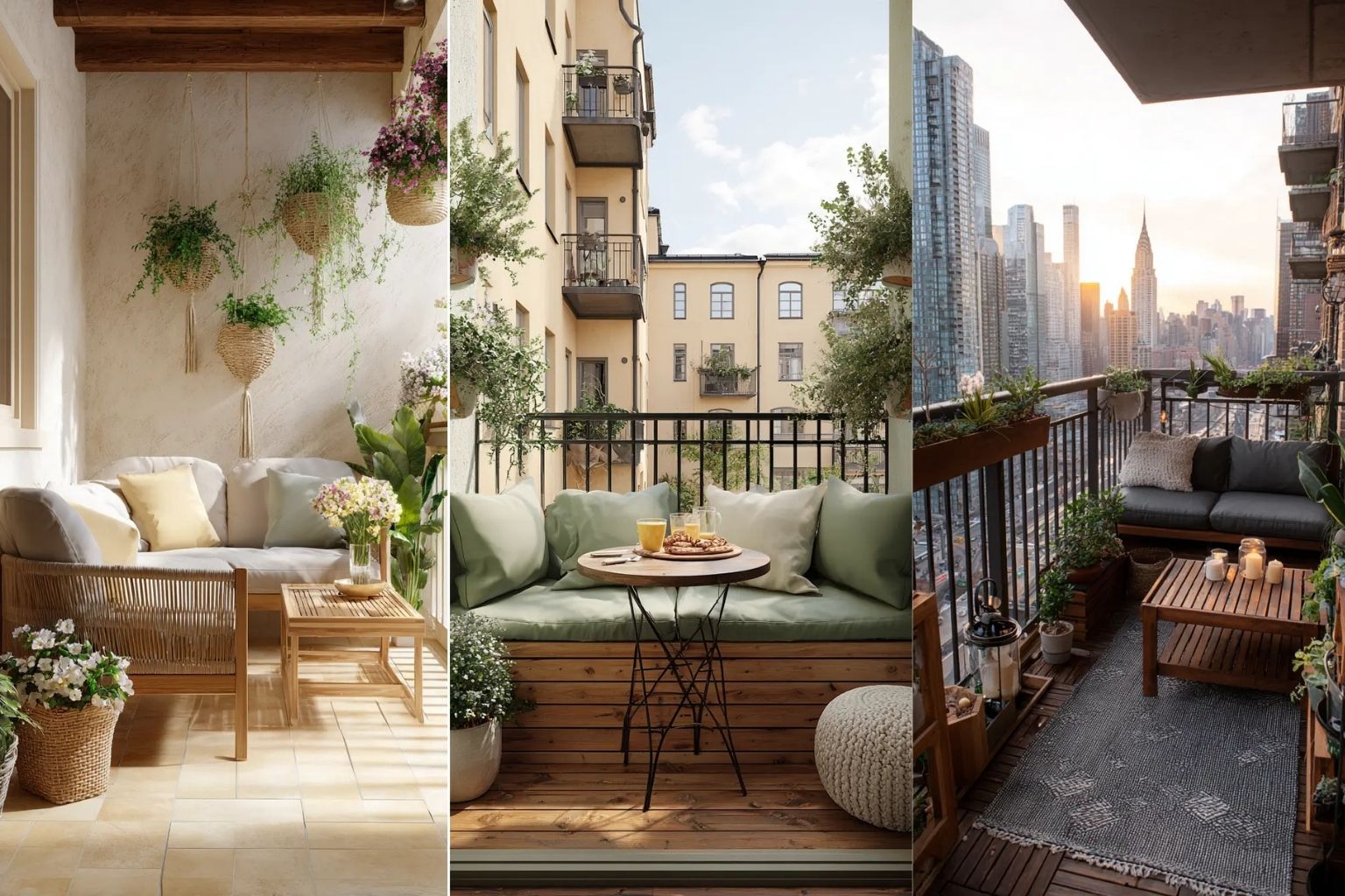 20 Cutest Tiny Patio Apartment Balconies