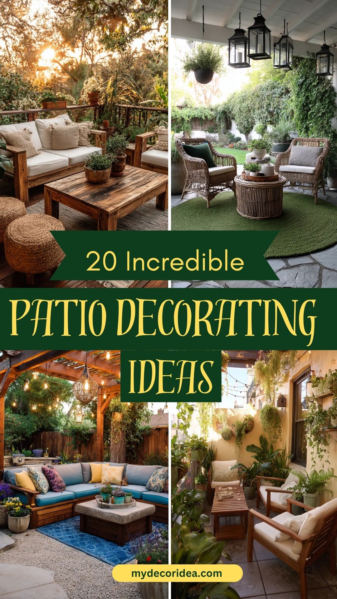 20 Incredible Patio Decorating Ideas For 2025
