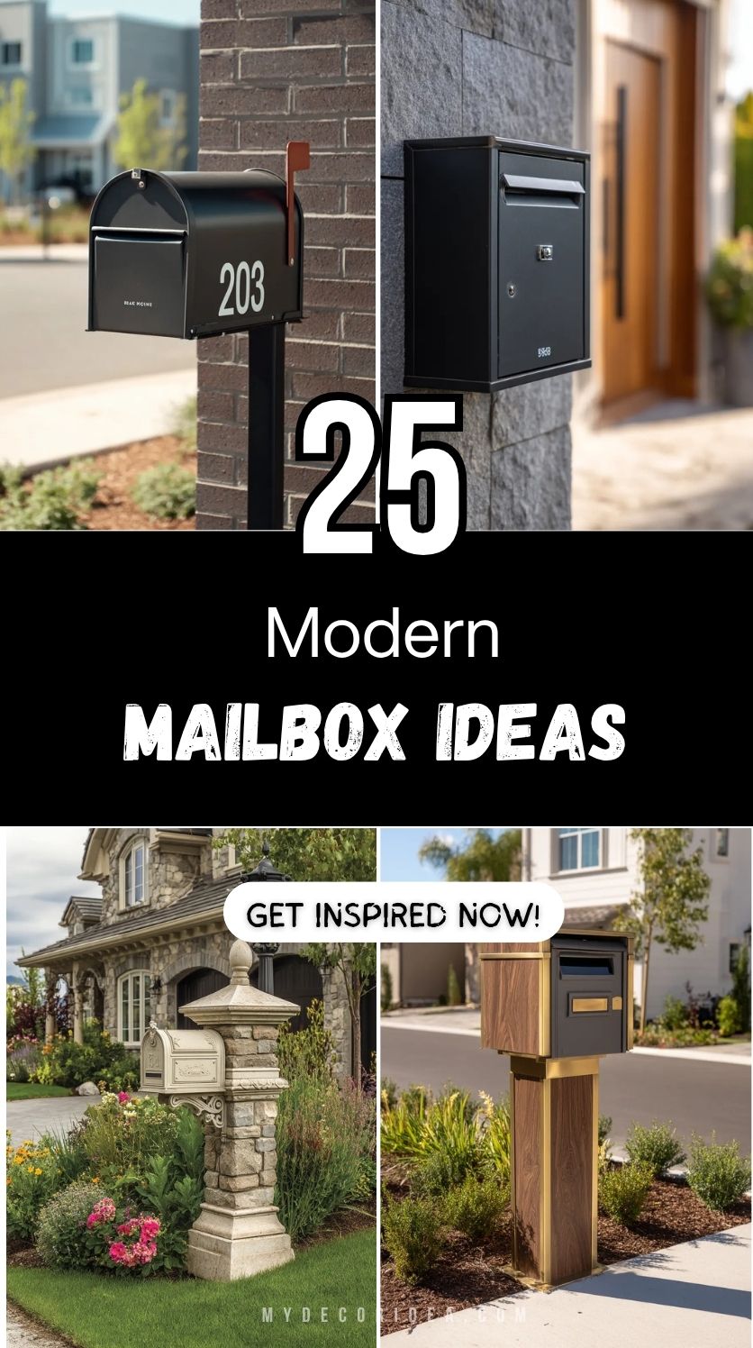 20 Modern Mailbox Ideas
