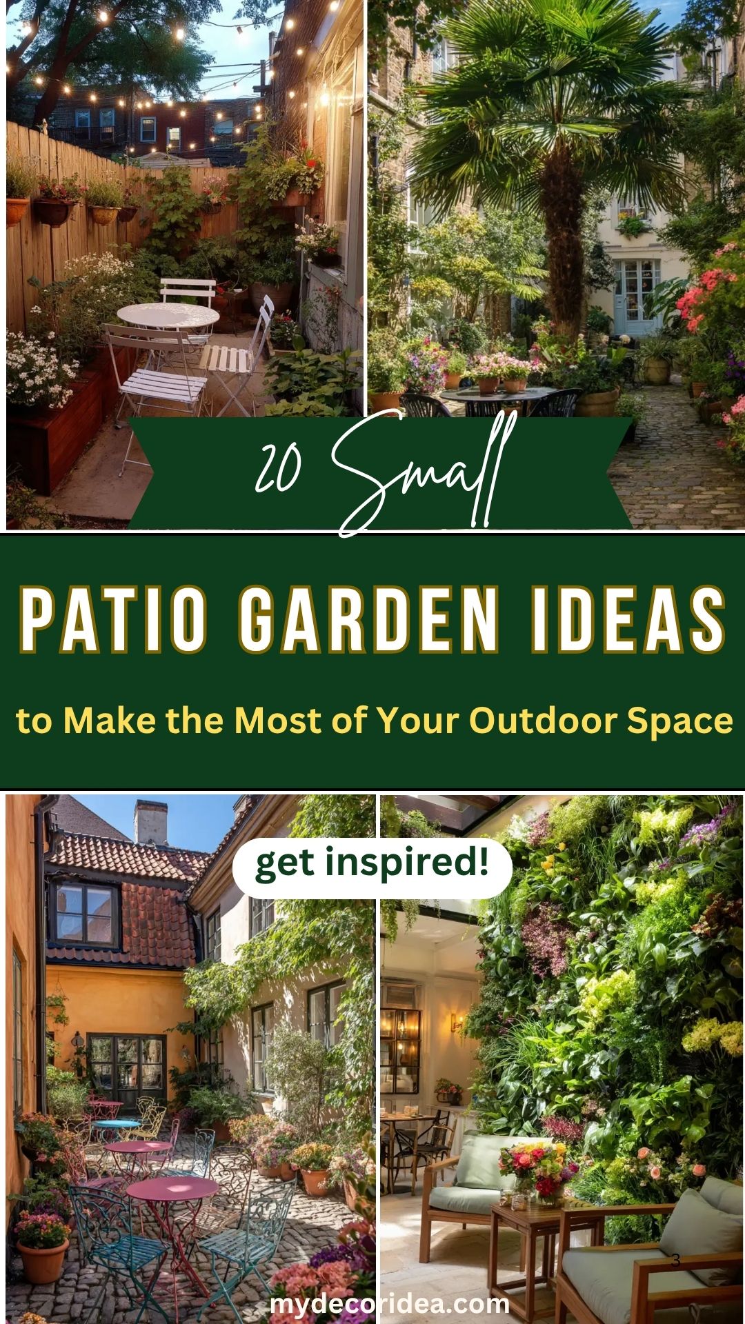 20 Small Patio Garden Ideas to Make the Most of Your Outdoor Space

