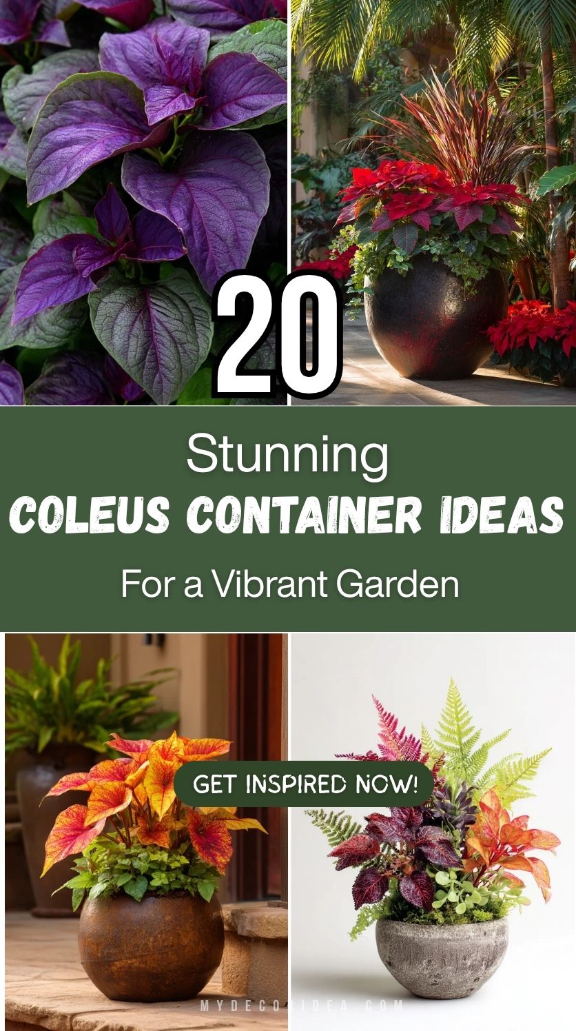 20 Stunning Coleus Container Ideas For a Vibrant Garden
