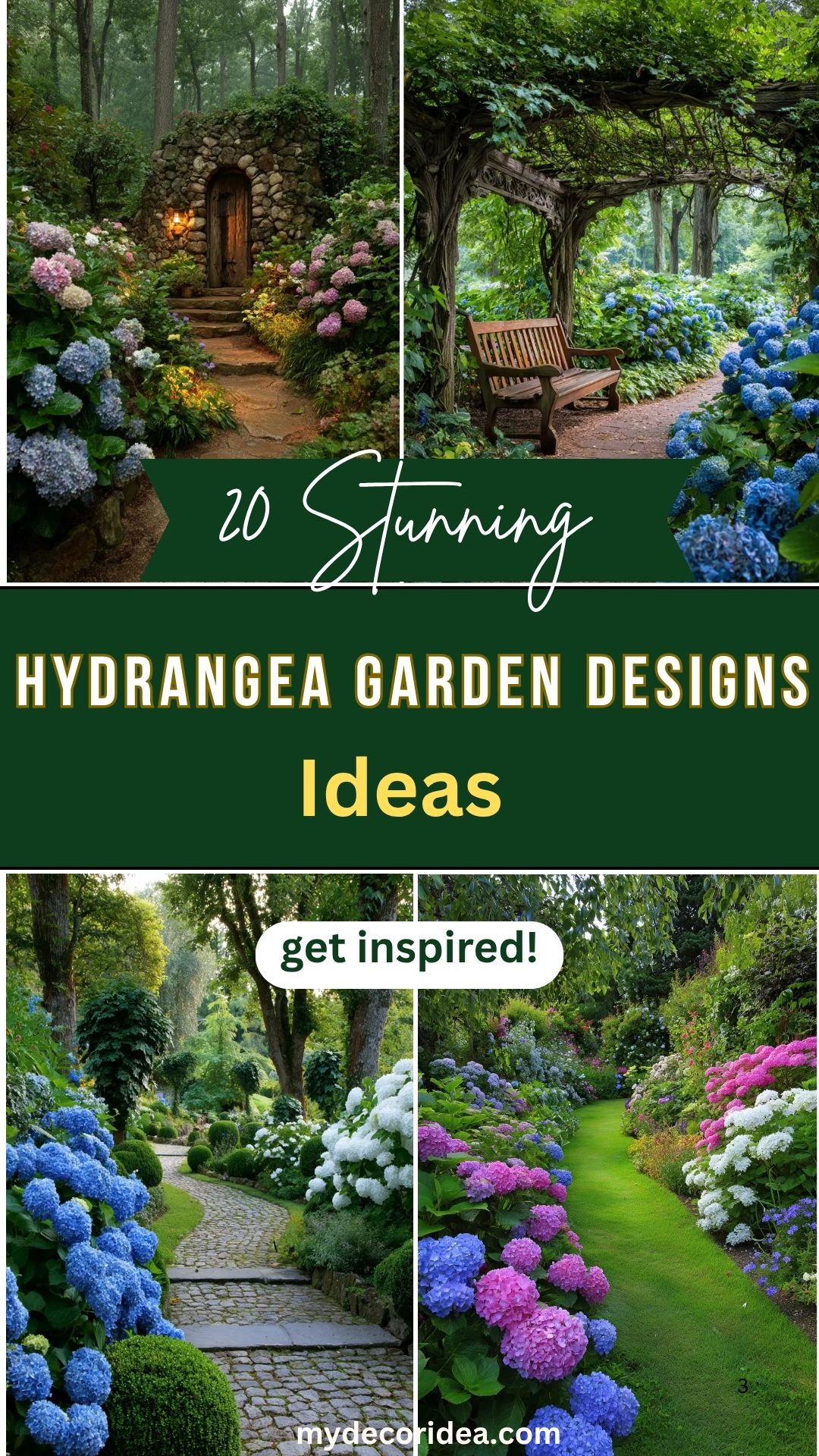 20 Stunning Hydrangea Garden Designs
