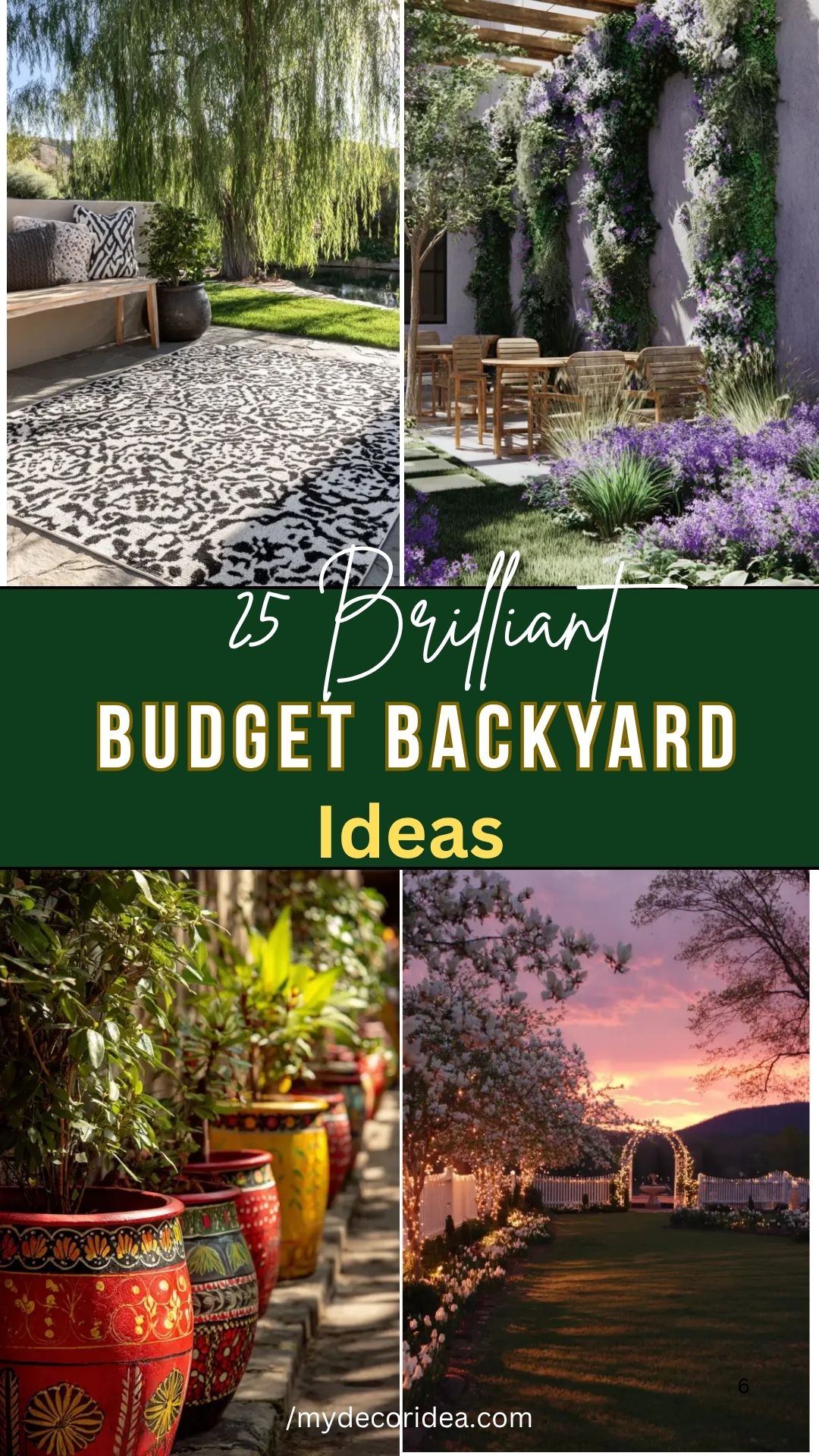 25 Budget Backyard Ideas
