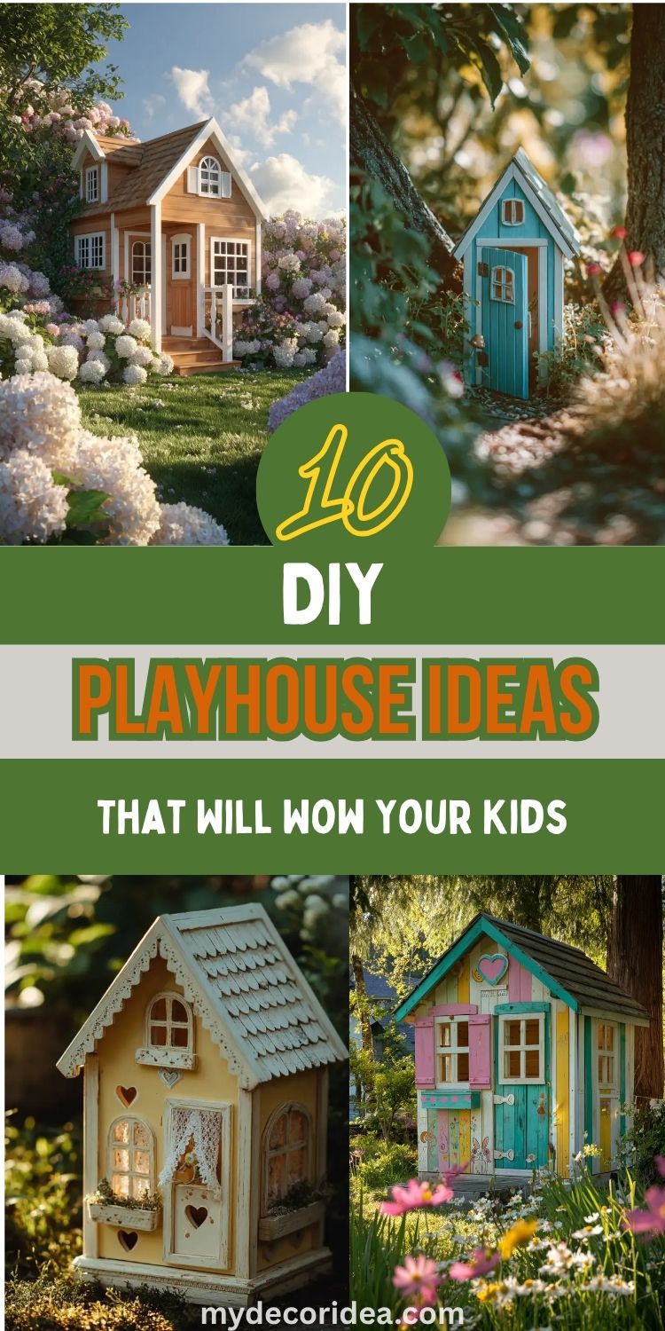 10 DIY Playhouse Ideas That Will Wow Your Kids
