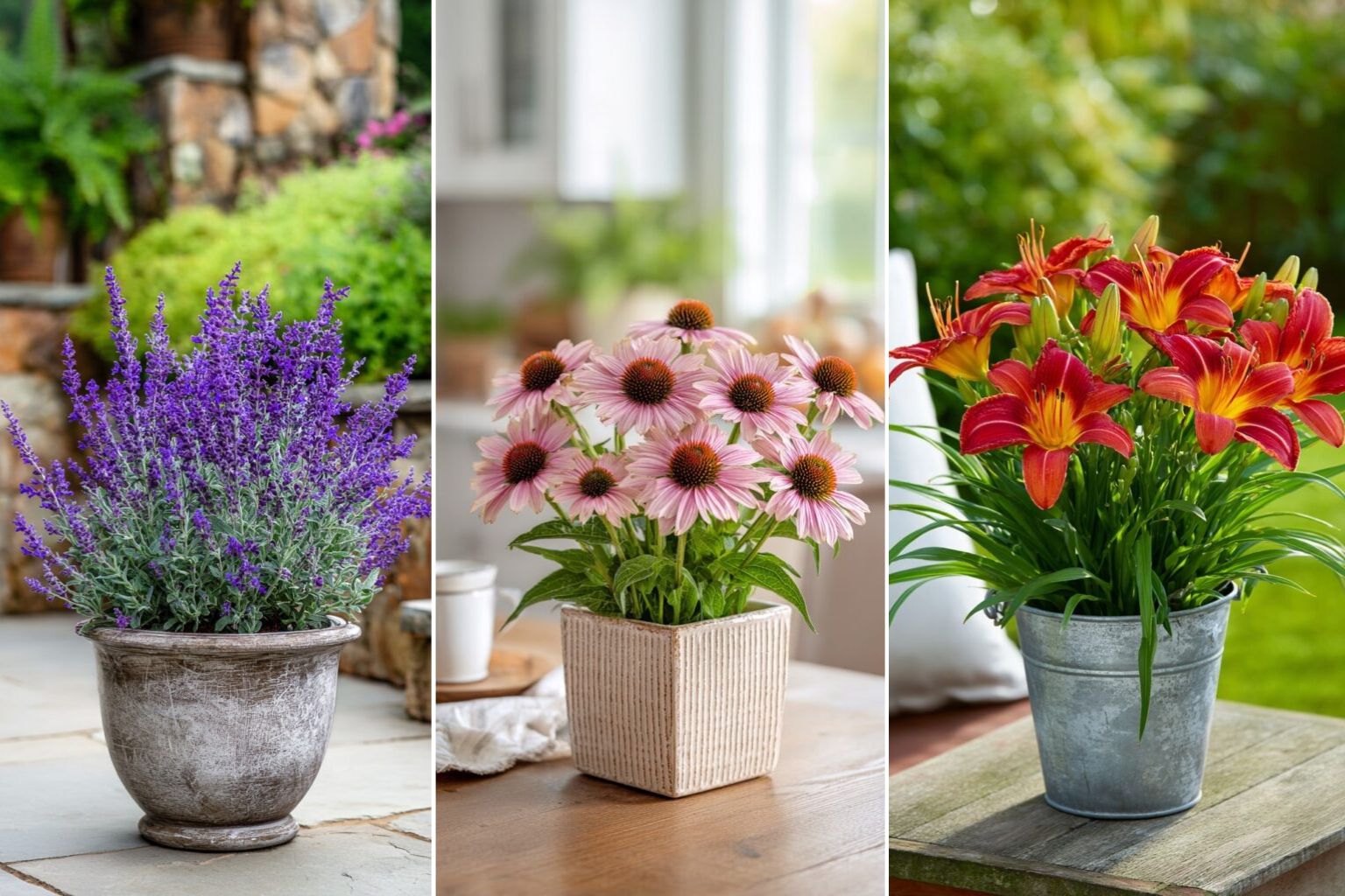 10 Full Sun Perennials for Low-Maintenance Container Gardens (Lazy Gardener Edition)