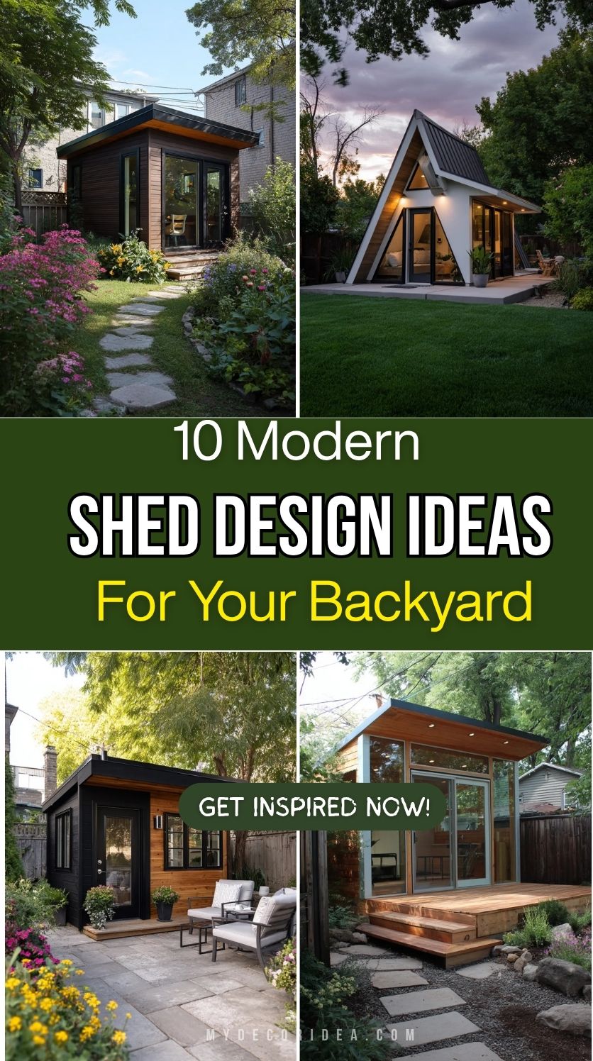 10 Modern Shed Design Ideas for Your Backyard
