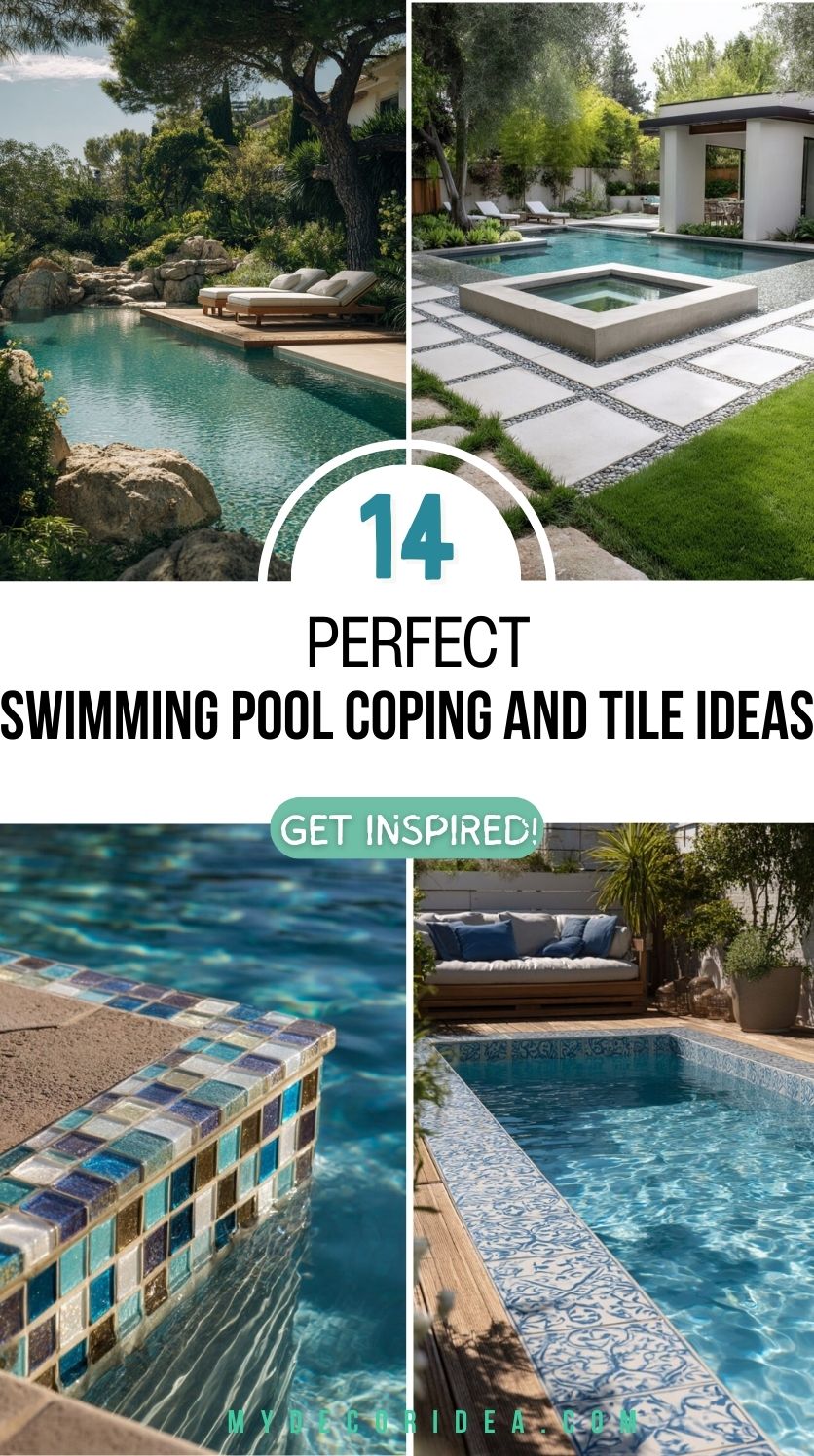 14 Perfect Swimming Pool Coping and Tile Ideas
