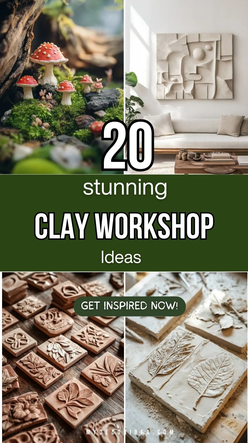 15 Clay Workshop Inspirations and Ideas
