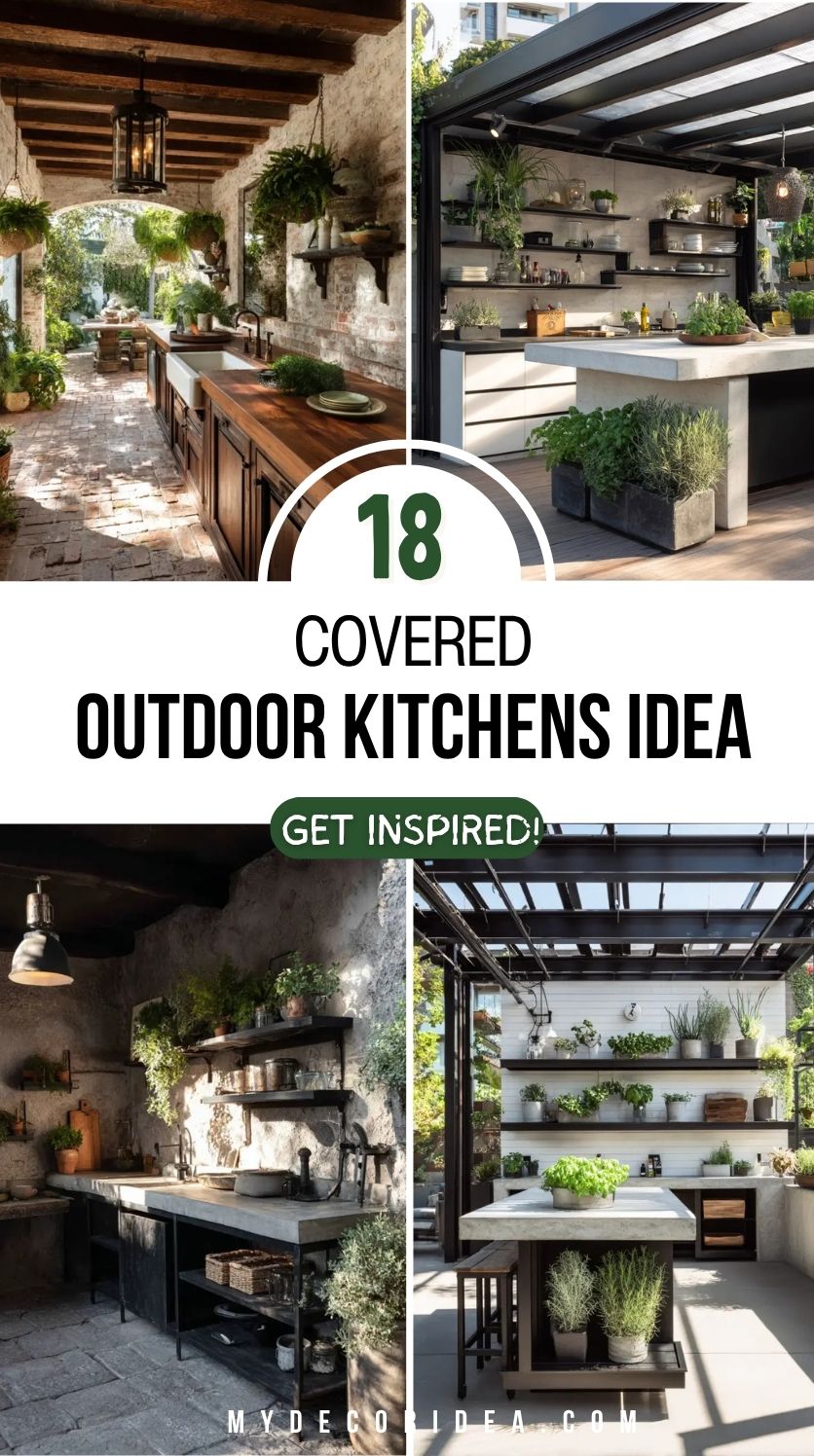 18 Covered Outdoor Kitchens