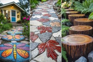 19 Garden Stepping Stones Ideas