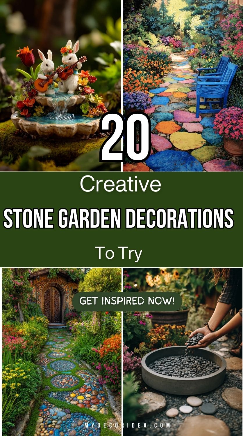 20 Creative Stone Garden Decorations To Try
