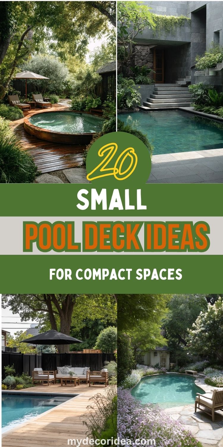20 Small Pool Deck Ideas For Compact Spaces

