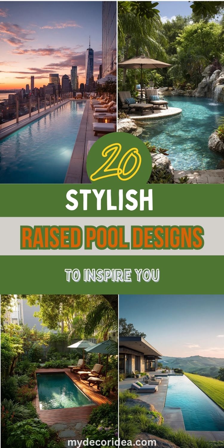 20 Stylish Raised Pool Designs To Inspire You
