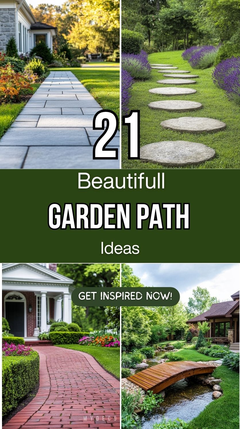 21 Garden Path Ideas
