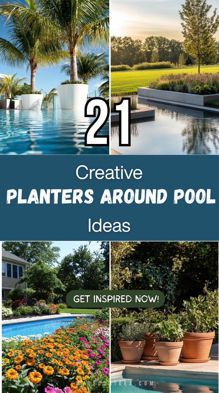 21 Planters Around Pool Ideas
