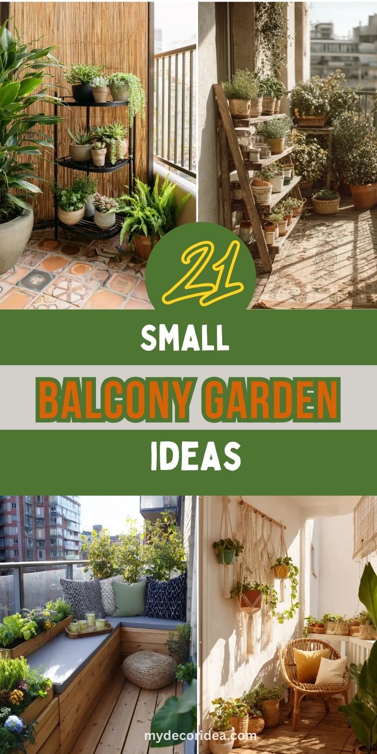 21 Small Balcony Garden Ideas
