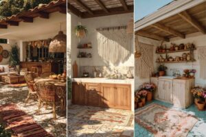 24 Boho Outdoor Kitchens