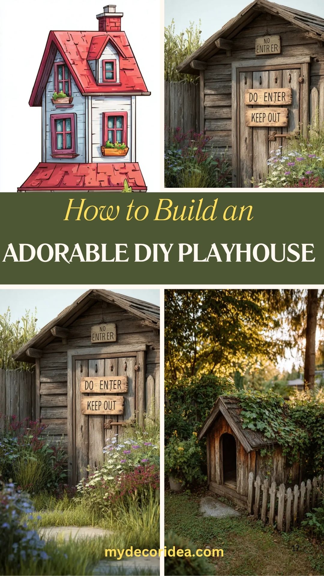 How to Build an Adorable DIY Playhouse
