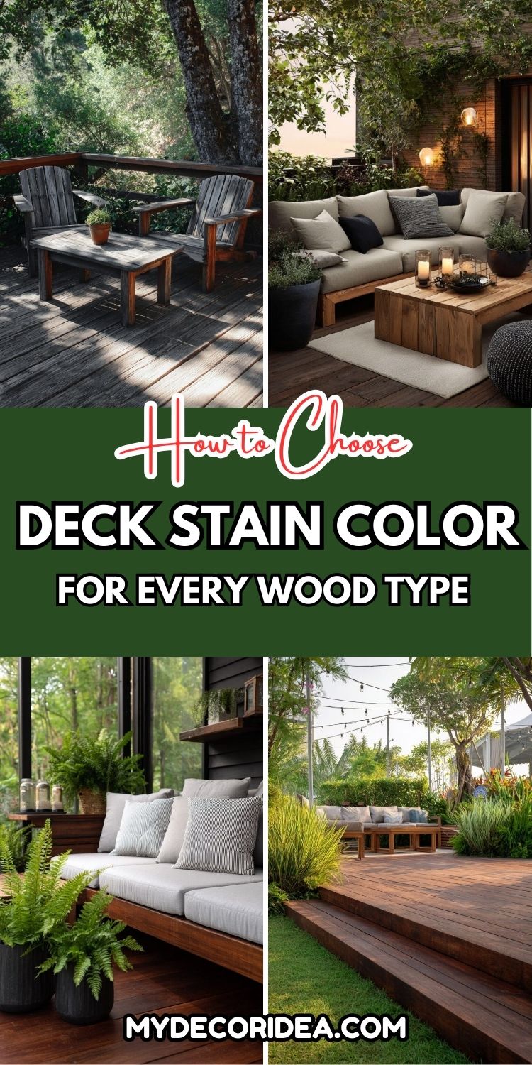 How to Choose the Right Deck Stain Color for Every Wood Type (No More Mismatched Tones!)