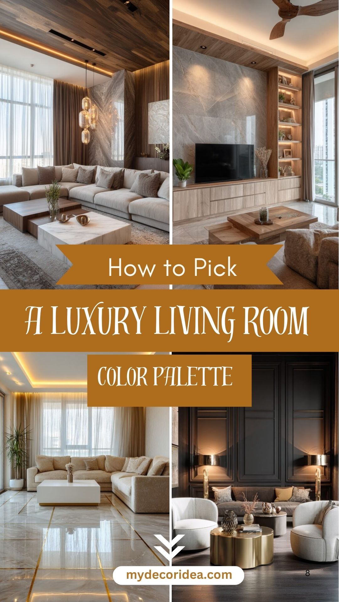 How to Pick a Luxury Living Room Color Palette Using Designer-Approved Tricks