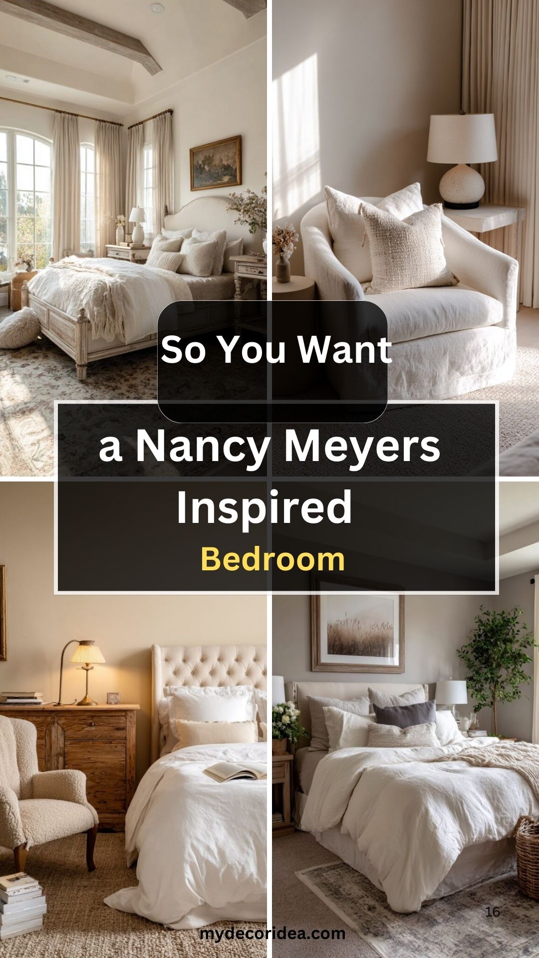 So You Want a Nancy Meyers–Inspired Bedroom Let’s Make It Happen