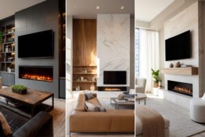 The Three Pillars of a Well-Balanced Fireplace Design Color, Space, and Flame