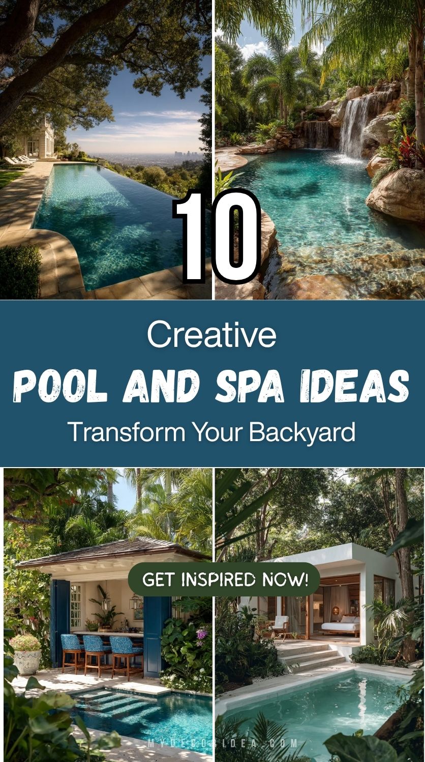 Transform Your Backyard with These 10 Pool and Spa Ideas
