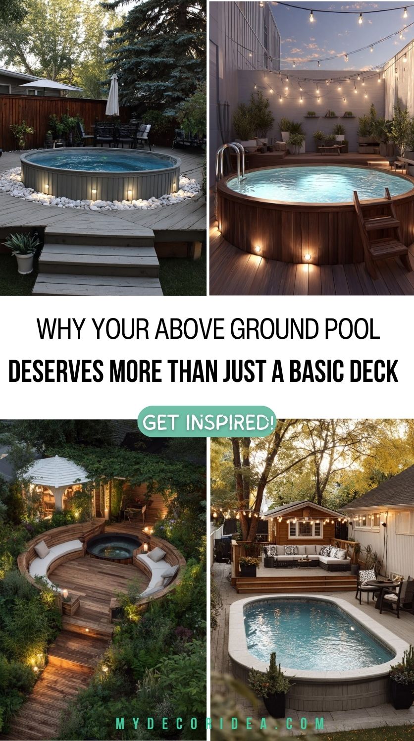 Why Your Above Ground Pool Deserves More Than Just a Basic Deck
