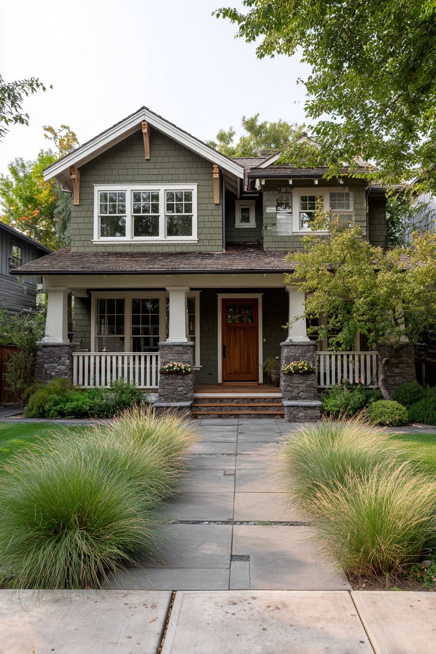 Nature-Inspired Greens with Stone Balance