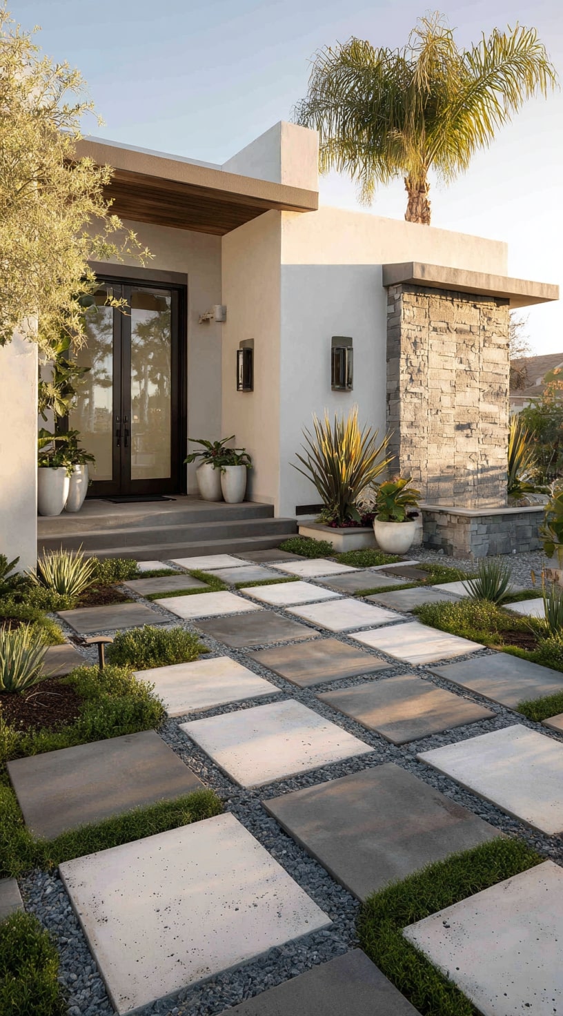 Balanced Paver Design Guided by the Golden Ratio