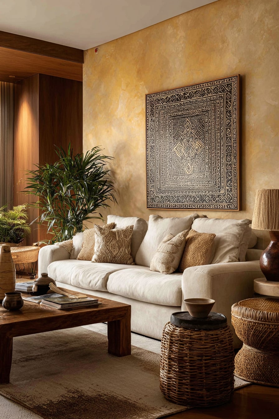 Golden Walls with Warmth