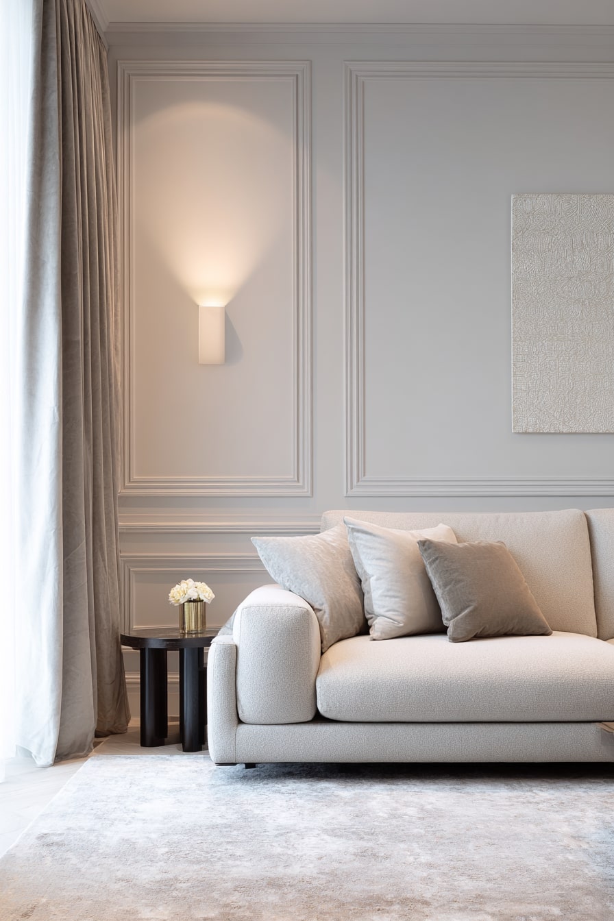 Gray Sofas and Modern Simplicity