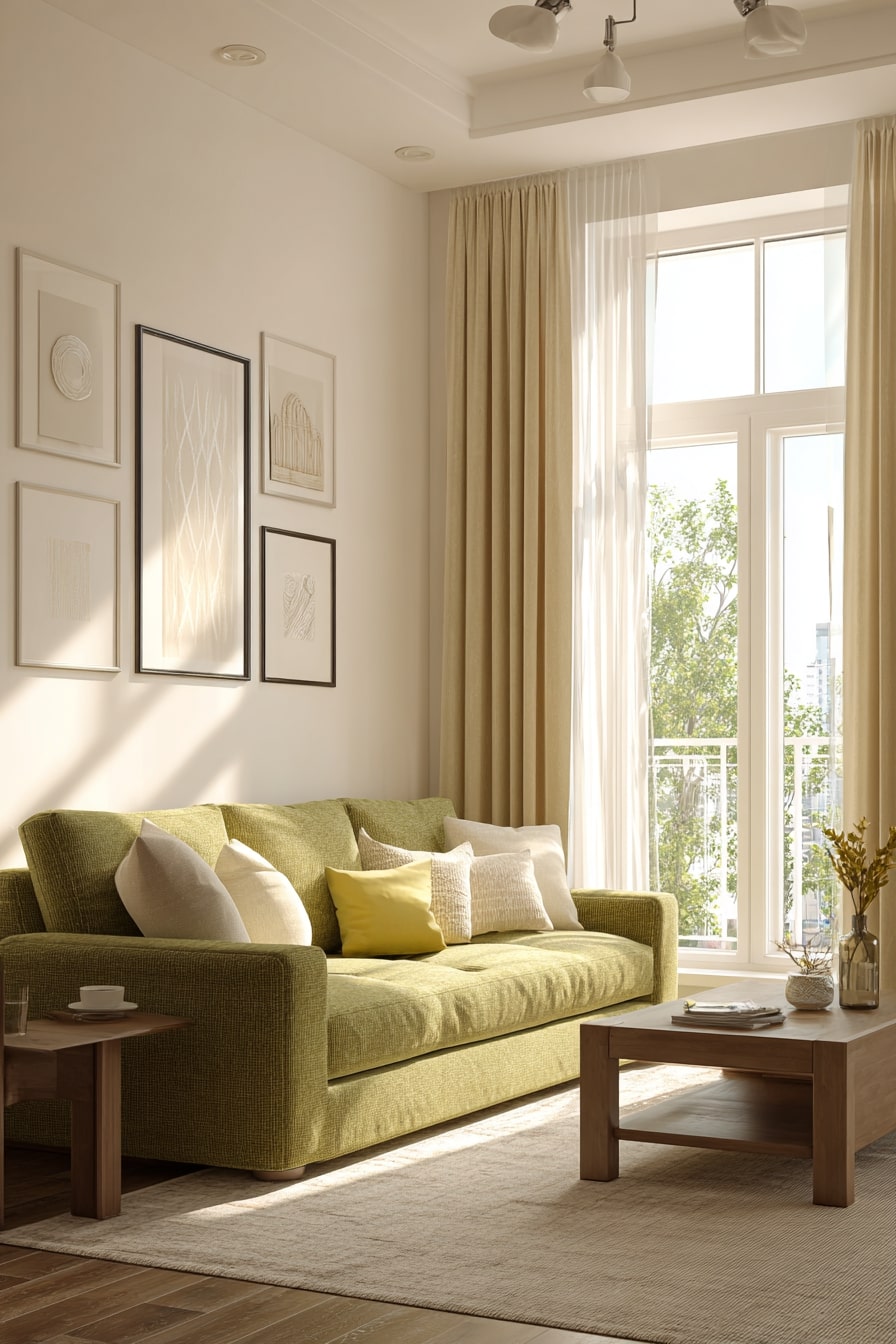 Olive Sofas and Natural Comfort