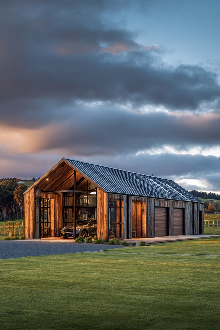 A Barn House Defined by Simplicity and Strength
