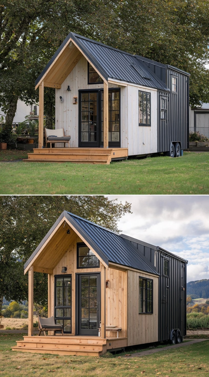 A Tiny Barn House with Modern Warmth