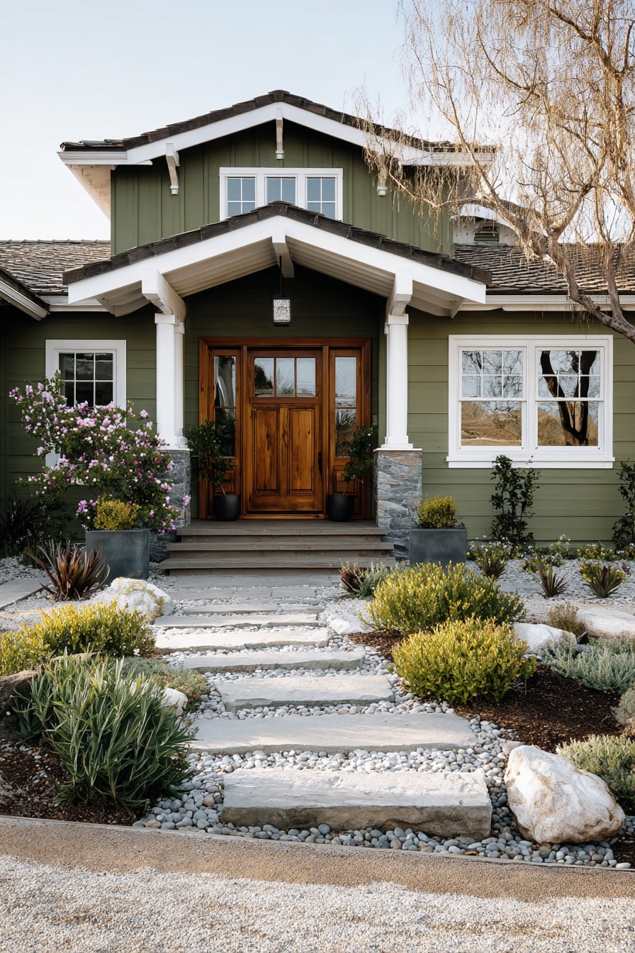 Earthy Greens with Natural Warmth