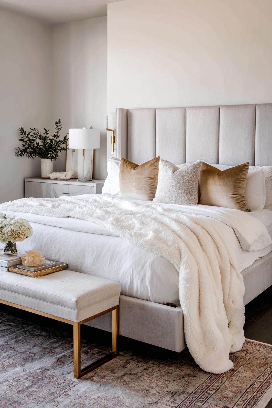 Modern Neutrals with a Touch of Glamour