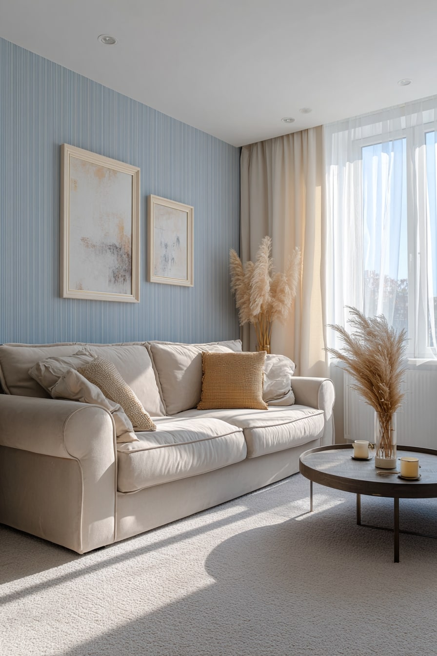 Beige Sofas and Welcoming Warmth