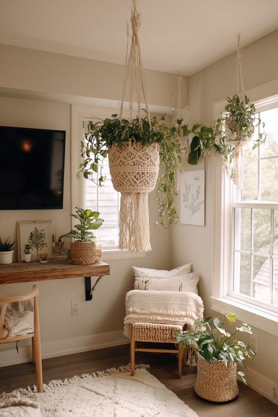 Earthy Walls with Natural Accents