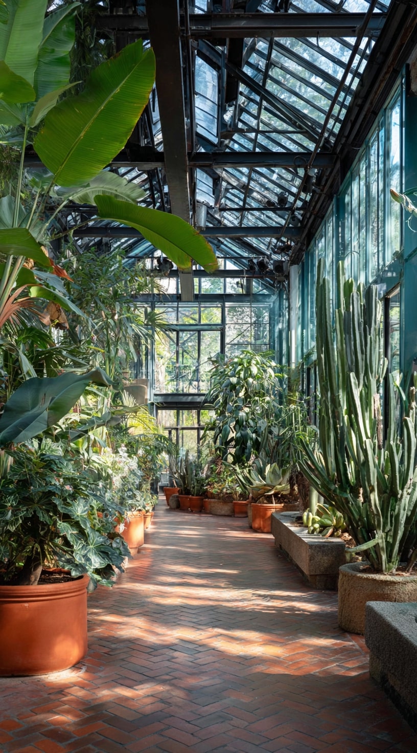 A Greenhouse That Feels Like a Garden Hallway