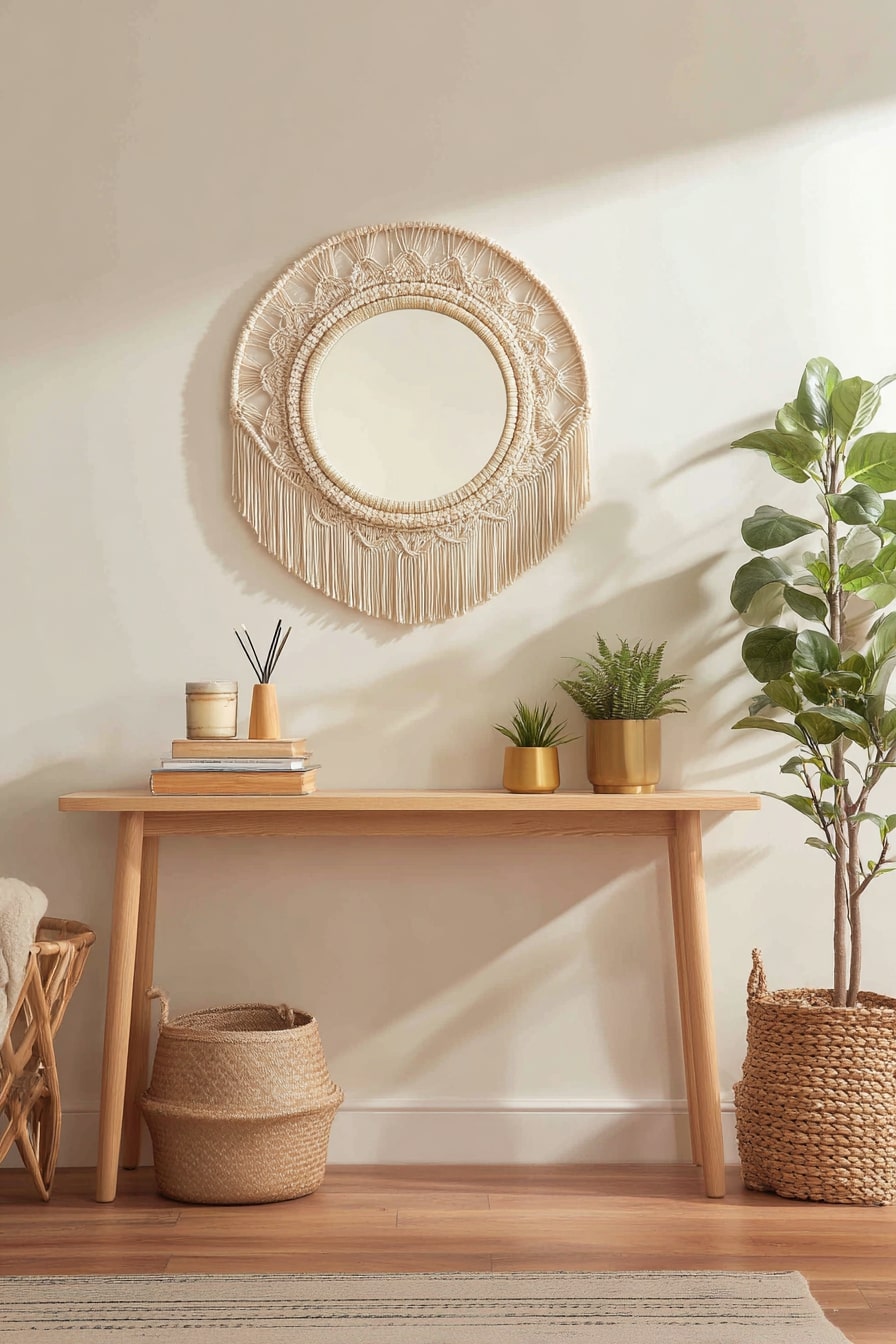 Beige Walls with Boho Charm