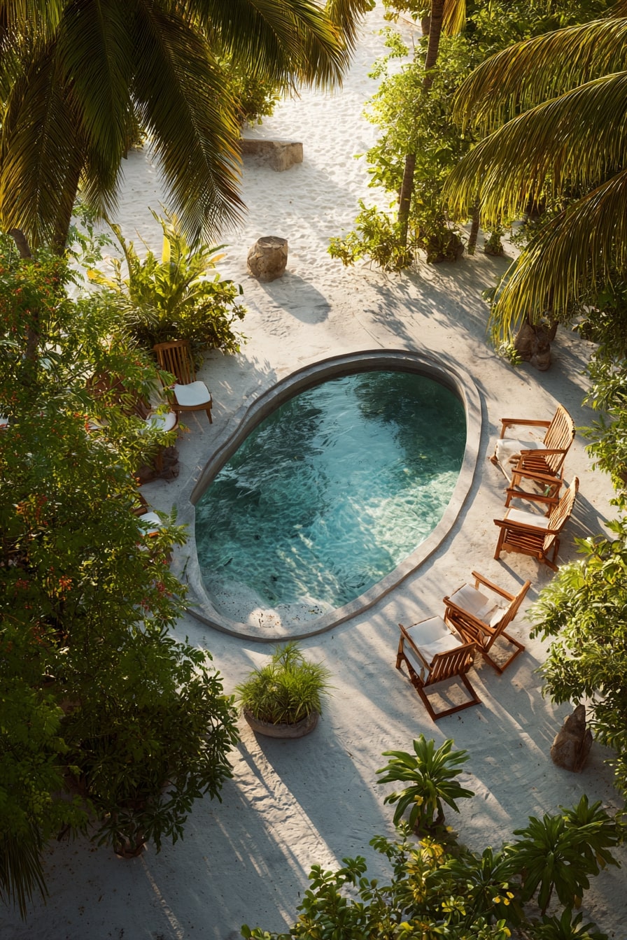 Tropical Escape with a Hidden Pool