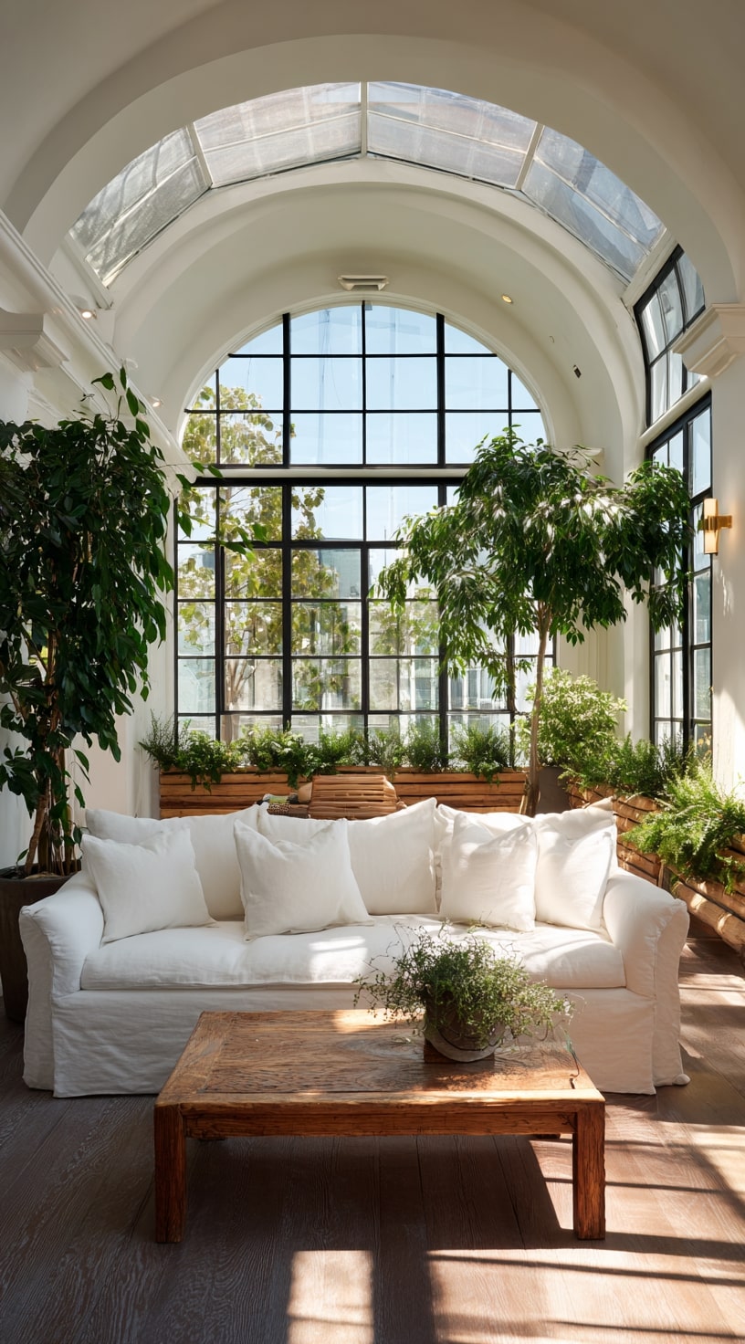 A Sophisticated Sunroom with Classic Charm