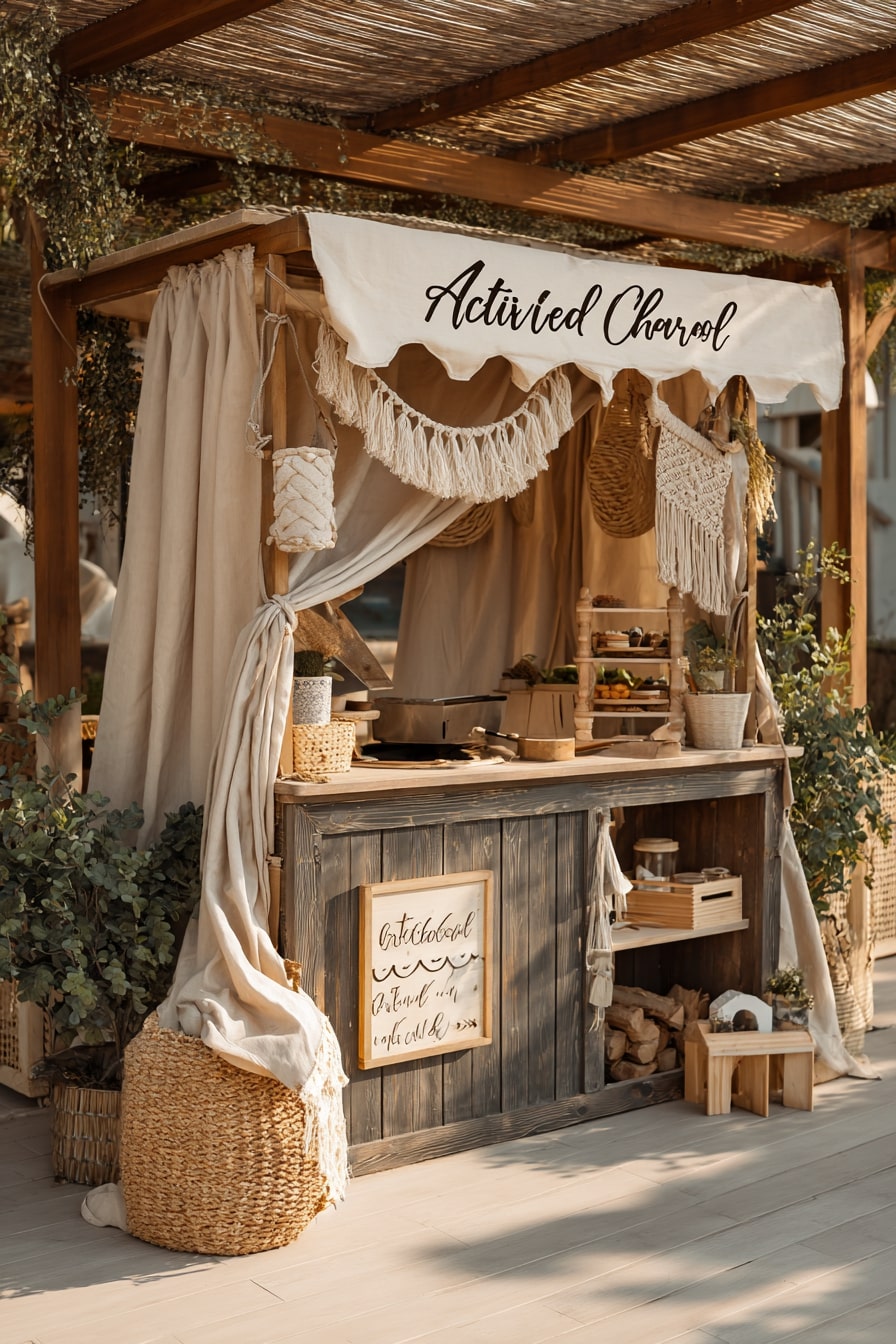 A Boho-Inspired Mud Kitchen with Warm Character