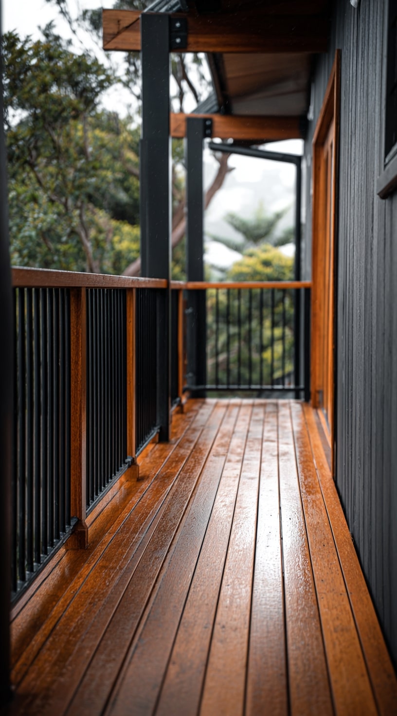 Sleek Deck Skirting with a Modern Edge