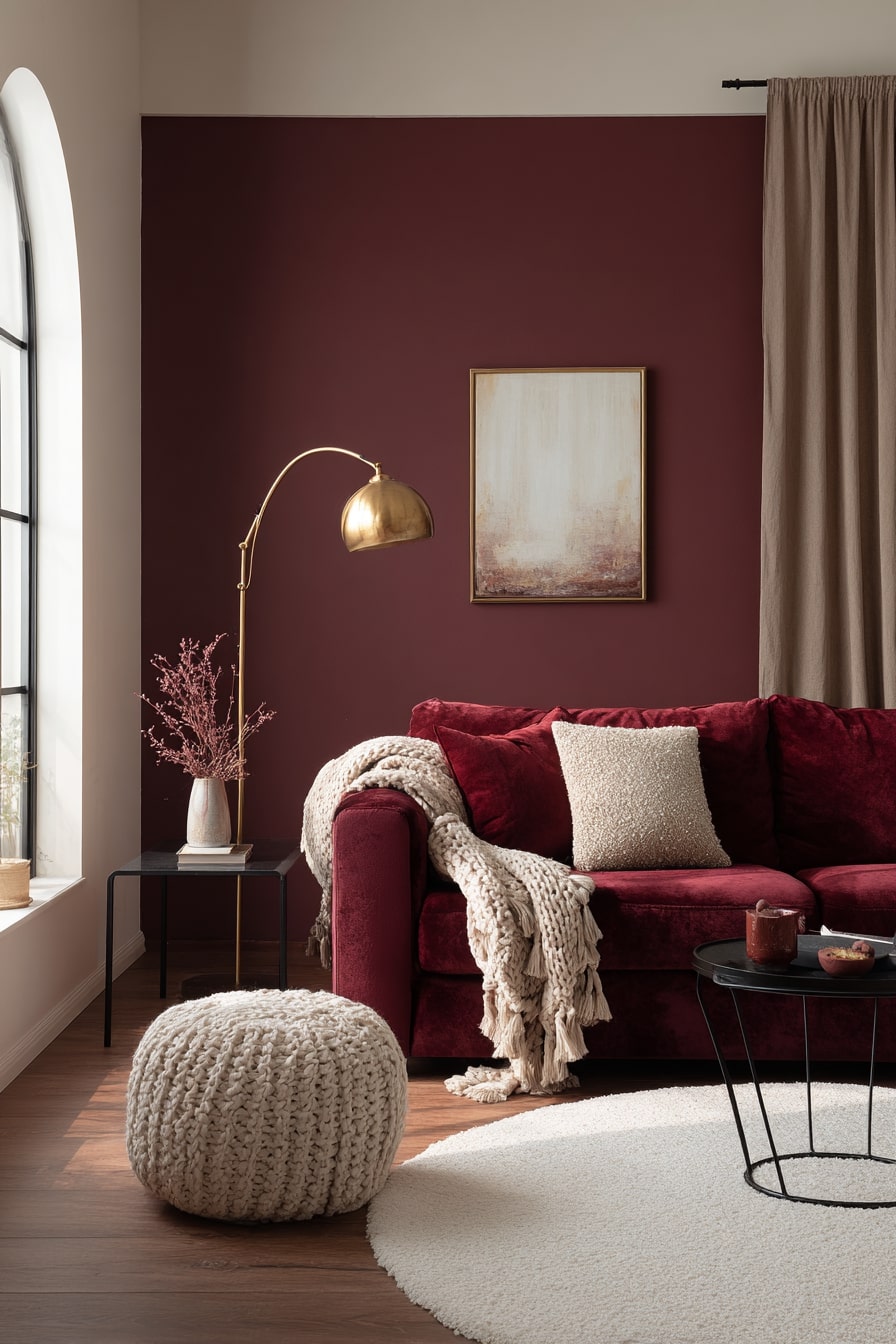 Red Sofas and Bold Passion