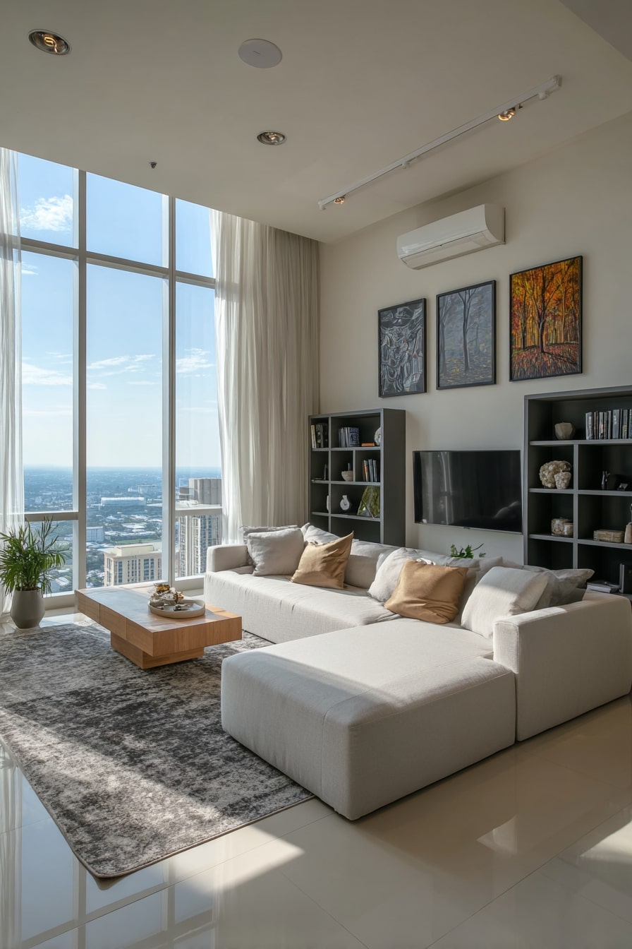 Light Neutrals with Bold Contrast